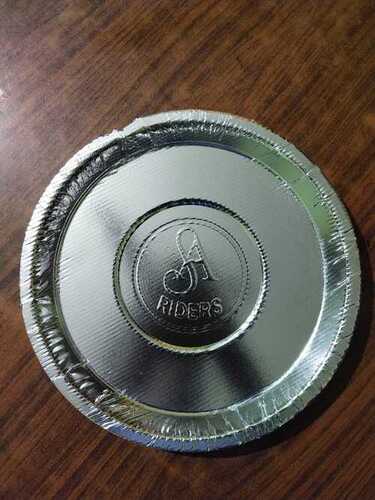 Round Shape And Very Spacious Silver Color Paper Plate Size: Comes In Various Sizes