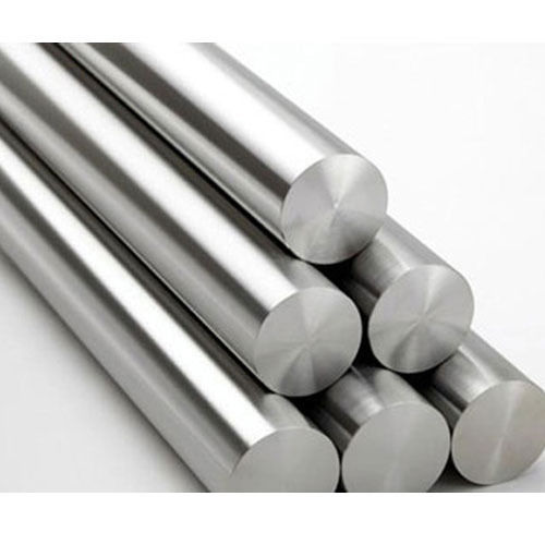 Silver Colour Stainless Steel Industrial Grade Round Shape Rod With Excellent Rust Resistivity Application: Construction