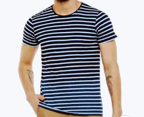 पुरुषों के लिए स्मार्ट और फॉर्मल लुक वाली लाइनिंग टी-शर्ट