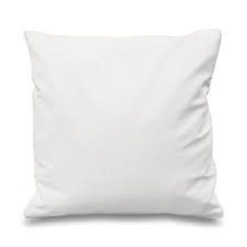 Square Soft And Comfortable Beautiful Colour White Plain Cotton Cushion 