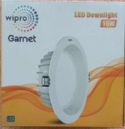 Wipro Garnet 14 Watt White Led Downlight Input Voltage 220v And Ip Rating Ip33