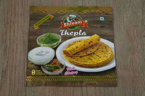 High Nutritious Value And Taste Gujrati Thepla With Chutney For All Age Groups