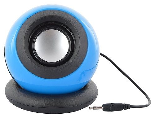 Lightweight Loud Bass And Treble Compatible Black Blue Round Speaker For Home Dimension(L*W*H): 12 Inch (In)