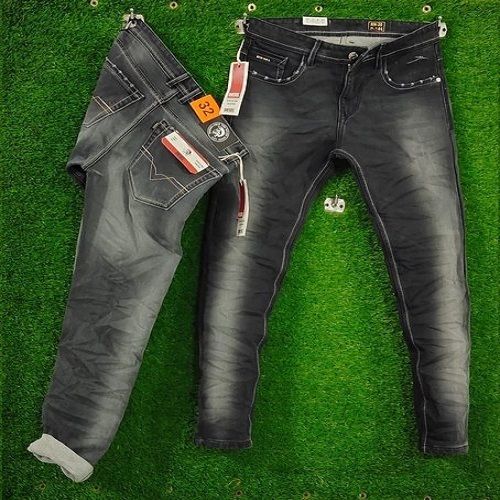 Men Regular Fit Comfortable And Breathable Stretchable Grey Denim Jeans Age Group: >16 Years