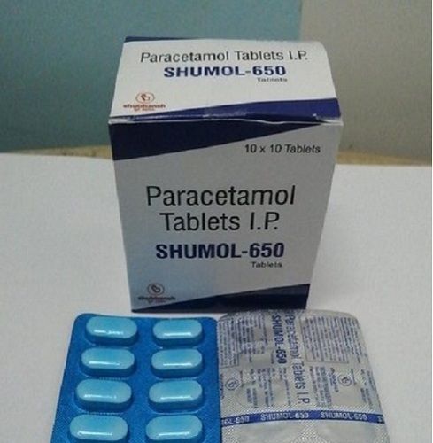 Paracetamol 650 Tablets, 10X10 Tablet In A Pack Lead Time: 24 Hours