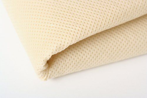 Plain Cream Colour Non Woven Fabric Roll, Washable, Wrinkle Free