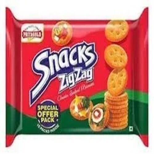 Priyagold Round Shaped Snacks Zig-Zag Classic Salted Biscuits