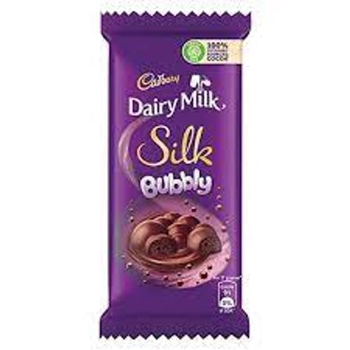 Soft Creamy Cadbury Dairy Milk Silk Bubbly Chocolate