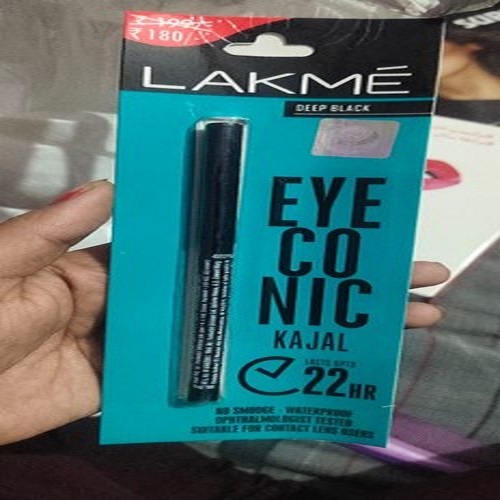 Waterproof Water And Smudge Proof Deep Black Lakme Eyeconic Kajal For Smoky Eyes Effect At Best 1938