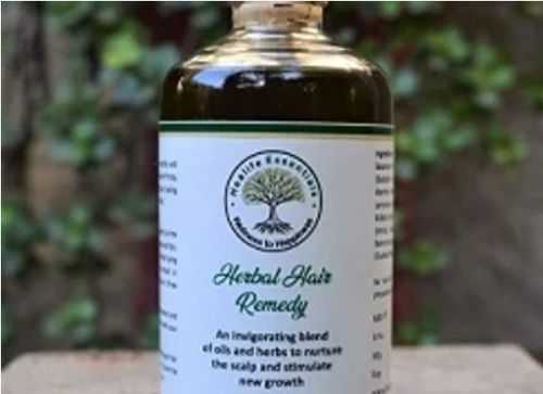 100% Natural Herbal Hair Remedy Wash For Frizzy, Dull, Dry Hairs