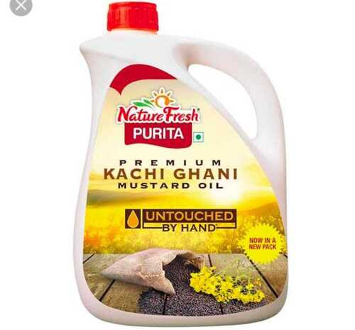 100 Percent Natural And Healthy Fresh Kachi Ghani Mustard Oil For Cooking