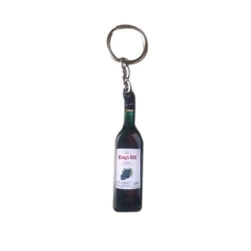 Plastic 2-3 Inch 15 Gm Printed Waterproof Bottle Key Ring