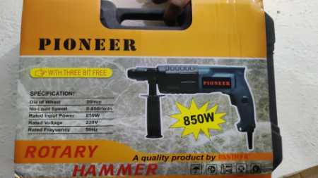 850W Rotary Hammer Drill With Rated Frequency Of 50Hz And Dia Wheel Of 20 Mm Frequency (Mhz): 50 Hertz (Hz)