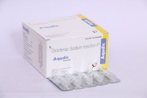 Liquid Aqudic Diclofenac Sodium Pain Killer Injection Ip, 75 Mg