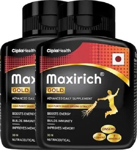 Cipla Health Maxirich Gold Advanced Daily Supplement For Build Immunity And Boost Energy