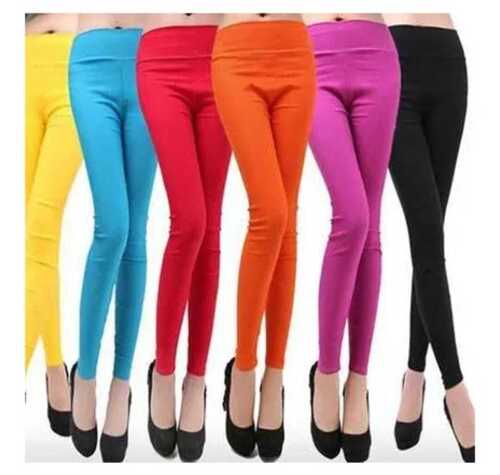 Indian Comfortable And Super Soft Fabric Colorful Plain Cotton Ladies  Legging For Daily Wear at Best Price in Kolkata