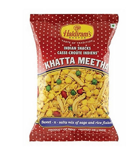 Cranchy Crispy Yummy Tasty Haldiram Khatta Meetha Namkeen 