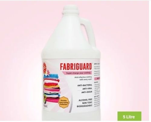 White Fabriguard Super Charged Antimicrobial Fabric Protector, Net Vol. 5 Liter