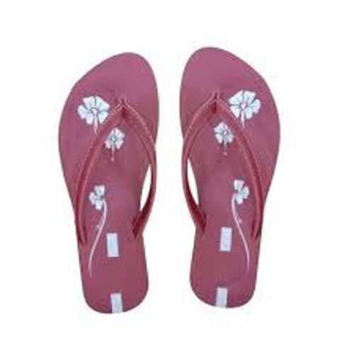 Pink Indoor And Outdoor Ladies Fancy Slipper