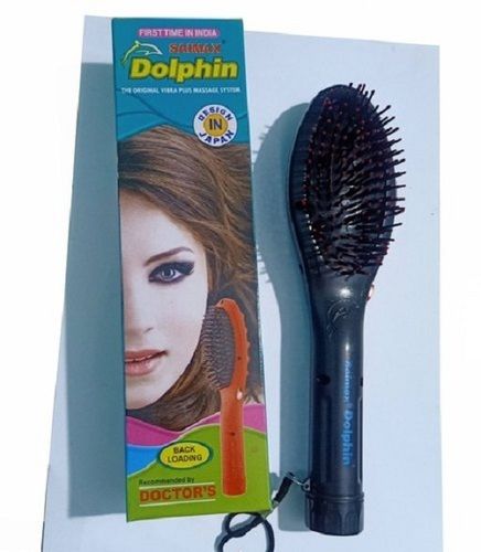 Lightweight And Durable Ultra Soft And Flexible Black Head Hair Brush 