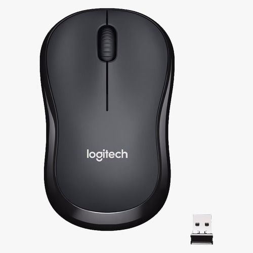 Long-Lasting Lightweighted Logitech M221 Black Optical Wireless Mouse Dpi: 1000