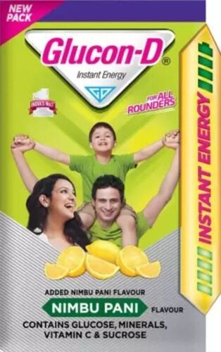 Nimbu Pani Flavoured Glucon-d With Vitamin C Glucose, Minerals And Sucrose For Instant Energy