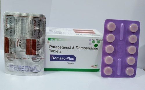 Paracetamol And Domperidone Tablet, 10x 10 Tablets In A Pack