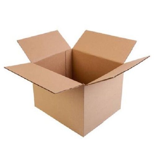 Rectangular And Square Shape Brown Corrugated Paper Box For Goods Packaging