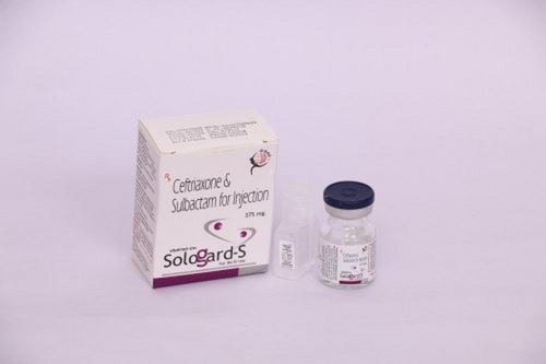 Sologard-S Ceftriaxone And Sulbactam Antibiotic Injection, 375 Mg Storage: Cool & Dry Place