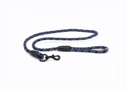 Multi Color 12Mm Black Dog Rope Leash