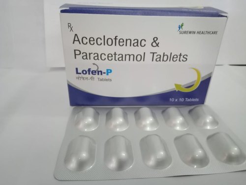 एसिक्लोफेनाक पेरासिटामोल और क्लोरज़ोक्साज़ोन टैबलेट, 10X10 टैबलेट आयु समूह: बच्चे