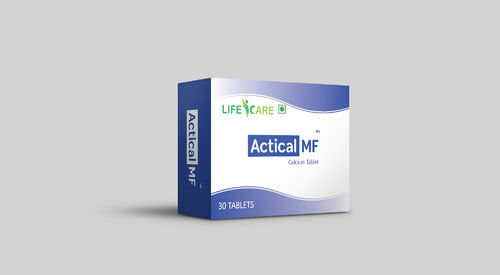 Actical Mf Calcium Tablets, 30 Tablets  Shelf Life: 18 Months