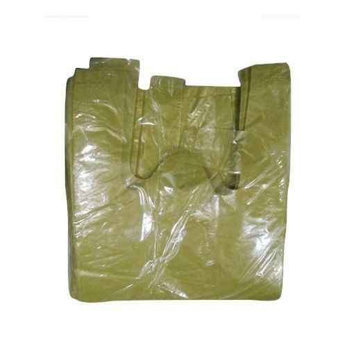 Pp Green Color Plastic Carry Bag, Bag Size: Size 8X10 For Shopping