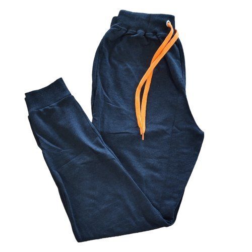 Lightweight Regular Fit And Comfortable Stretchable And Plain Blue Mens Lower