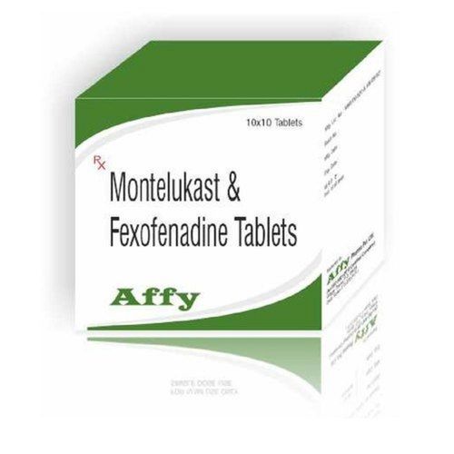 Montelukast And Fexofenadine Anti-Allergic Tablets, 10x10 Blister Pack