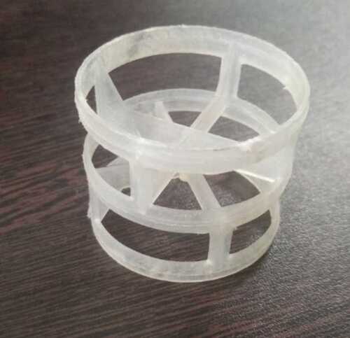 Pp Pall Ring For Tower Packing, 22 Mm Size, Round Shape And White Color