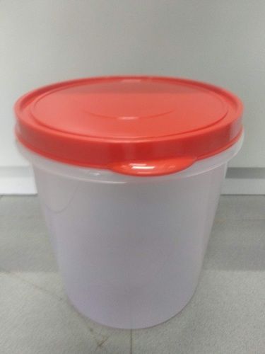 Transparent Round Plastic Airtight Container for Pickle Storage