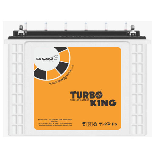 White Turbo King Ultra-Low Maintenance Battery