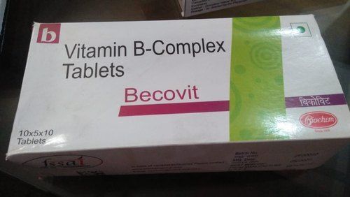 Vitamin B Complex Tablets, 10x5x10 Tablet