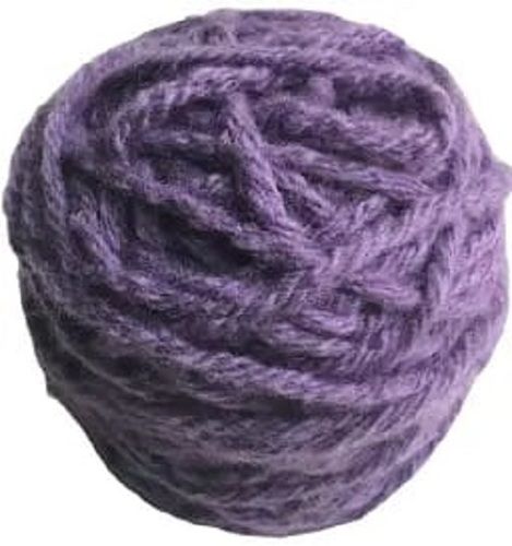 Eco-Friendly 100 Percent Highly Durable Purple Color Bio Fusion Hand Knitting Wool Yarn