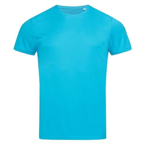 Plain Sky Blue Short Slip Round Neck T-Shirt For Boys Comfortable And Washable