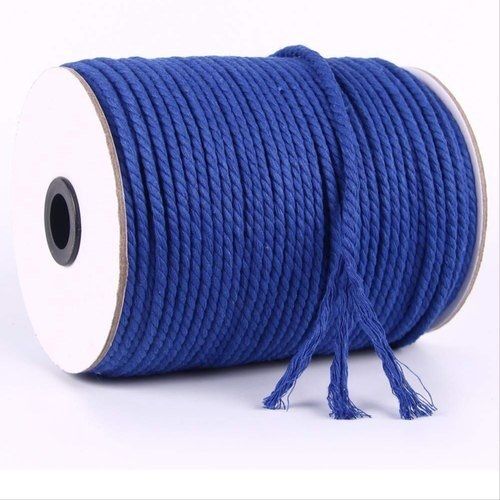 Double Blue Mixed Strong Heavy Flexible Non Breakable Cotton Rope