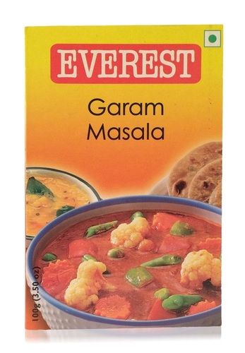 Brown Finely Grounded Everest Garam Masala Powder Typically Includes Coriander, Cumin, Pepper, 