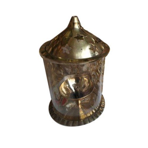 Golden Color And Polished Finished Brass Hanging Akhand Diya Sealed Type: Mechanical Seal