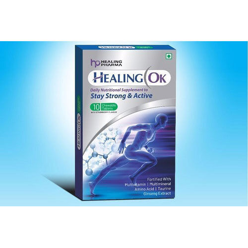 Healing Pharma Healing Ok Tablet With Packaging Type: Paper Box