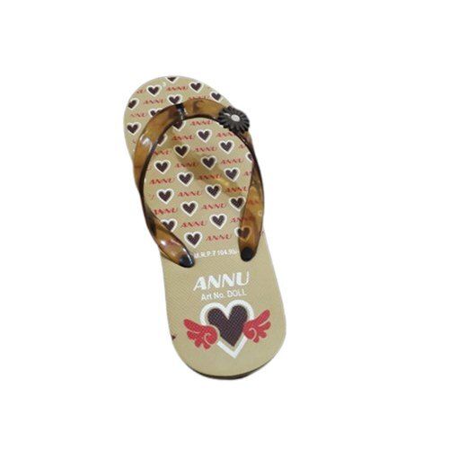 Rubber Ladies Heart Printed Eva Slipper Can Be Used In Both Indoor And Outdoor Purpose