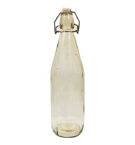 Lightweight White Color Transparent Glass Water Bottle Plain In 1000Ml Capacity: 700 Milliliter (Ml)