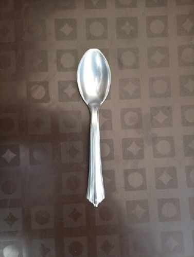 Silver 5 Inch Disposable Plastic Spoon, For Home This Is A Disposable Spoon That Is Perfect For Any Kitchen Or Restaurant Hardness: Soft