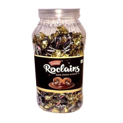 Soft And Delicious Natural Taste Dolwin Roclairs Dark Chocolate Candies