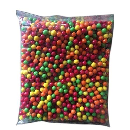 Soft And Delicious Tasty Sugar Coated Mix Fruit Colorful Toffee Ball For Birthday Parties